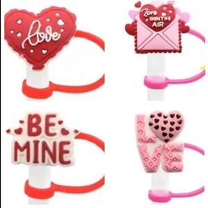 Valentine's Day Themed Straw Covers 💘